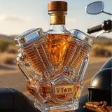 Moteur V Twin Bouteille de Whisky