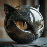 Chat Gardien en Pierre Noire