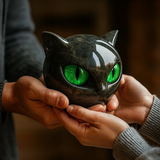Chat Gardien en Pierre Noire