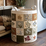 Panier à Linge Matelassé - Autel Fleuri