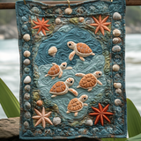 Clémence - Tapisserie artistique Tortues