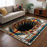 Anaïs - Tapis décoratif Abyssal Ancestral