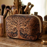 Joséphine - Trousse de toilette matelassée Arbre Ancestral