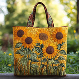 Sac Classique Matelassé - Tournesols