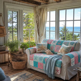 Clémence - Housse de canapé matelassée Refuge sur Plage