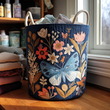Panier à Linge Matelassé - Envol Fleuri