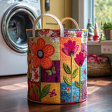 Panier à Linge Matelassé - Style Bohème