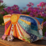 Marion - Trousse de toilette matelassée Rayons Boho