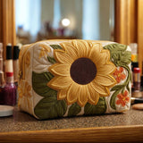 Julie - Trousse de toilette matelassée Fleur Lumineux