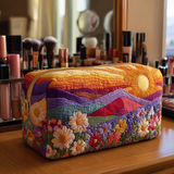 Delphine - Trousse de toilette matelassée Motif Lumineux
