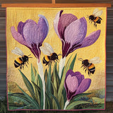 Mathilde - Tapisserie artistique Bourdons et Crocus