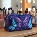 Corinne - Trousse de toilette matelassée Papillons dans Prairie