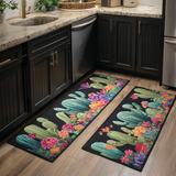 Axelle - Tapis de cuisine Cactus Fleuris