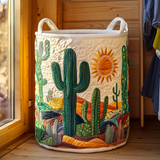 Panier à Linge Matelassé - Horizon de Cactus