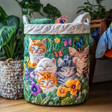 Panier à Linge Matelassé - Coin Sieste du Chat