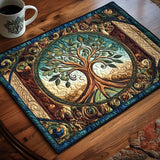 Amélie - Set de table matelassé Arbre du Cercle Celtique