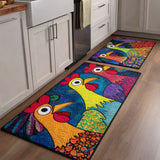 Micheline - Tapis de cuisine Poules Décoratives
