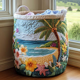 Panier à Linge Matelassé - Charme Côtier