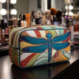 Colette - Trousse de toilette matelassée Libellule Colorée