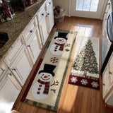 Constance - Tapis de cuisine Hivernal à Chalet Chaleureux