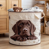 Panier à Linge Matelassé - Chiot Douillet