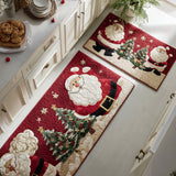Sidonie - Tapis de cuisine De Noël à Père Noël