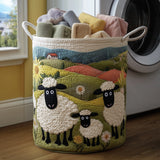Panier à Linge Matelassé - En Laine