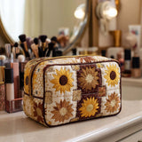 Micheline - Trousse de toilette matelassée Soleil Lumineux