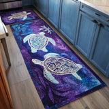 Anaïs - Tapis de cuisine Fond Marin Profond