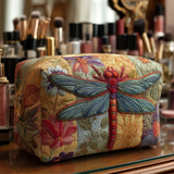 Mahaut - Trousse de toilette matelassée Libellule Élégant