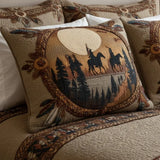 Housse de Coussin Matelassée - Cercle d'Attrape-rêves