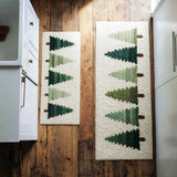 Bénédicte - Tapis de cuisine De Noël à Pin et Lumières