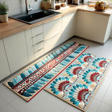 Laure - Tapis de cuisine Couronne de Plumes