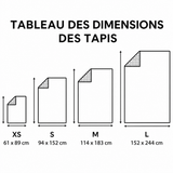 Lucie - Tapis décoratif Américain
