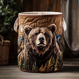 Panier à Linge Matelassé - Balade de l'Ours en Forêt
