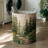 Panier à Linge Matelassé - Sentier Forestier