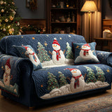 Cordélia - Housse de canapé matelassée Motif Hivernal