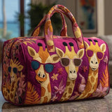Sac de Voyage avec Rembourrage Girafe