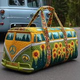 Sac de Voyage Matelassé Hippie Tournesol