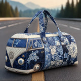 Sac de Voyage Matelassé Indigo