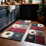 Ludivine - Tapis de cuisine Empreintes de Patte