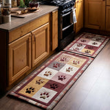 Philippine - Tapis de cuisine Empreintes de Patte