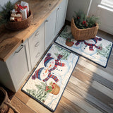 Adeline - Tapis de cuisine Hivernal Délicat