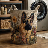 Panier à Linge Matelassé - Berger Allemand
