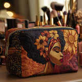 Pénélope - Trousse de toilette matelassée Couronne Dorée