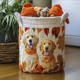 Panier à Linge Matelassé - Jours Dorés