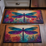 Éloïse - Tapis de cuisine Libellule Dorée