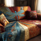 Isabelle - Housse de canapé matelassée Horizon Doré