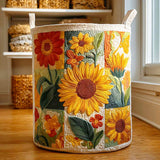 Panier à Linge Matelassé - Tournesol