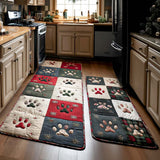 Sabine - Tapis de cuisine Empreintes de Patte